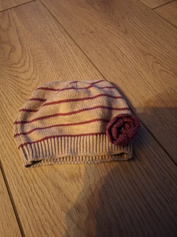 Bonnet bébé fille 6/12 mois 