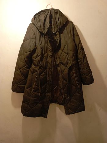Parka femme Kaki avec capuche