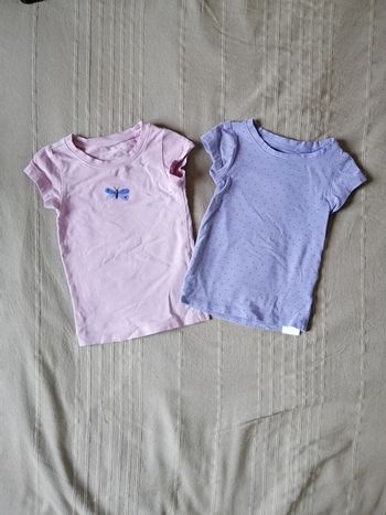 Lot maillot de corps fille 2ans