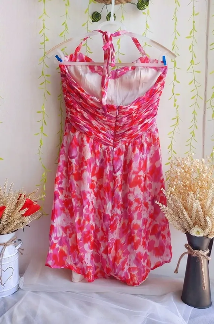 Robe d'été KOOKAÏ – 40 – Fuchsia – État : Excellent - photo numéro 4