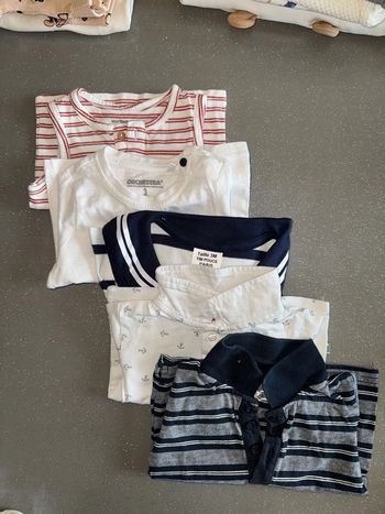 Lot de 5 tee shirts MC 3 mois