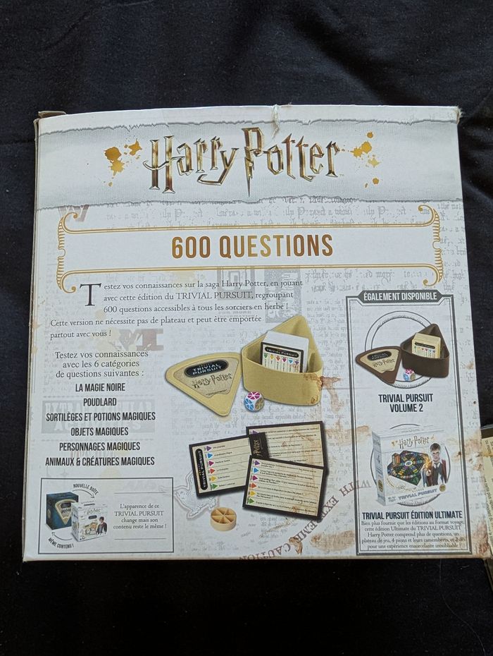 Trivial Pursuit Harry Potter – Édition Voyage (Volume 1) – COMME NEUF
- photo numéro 4