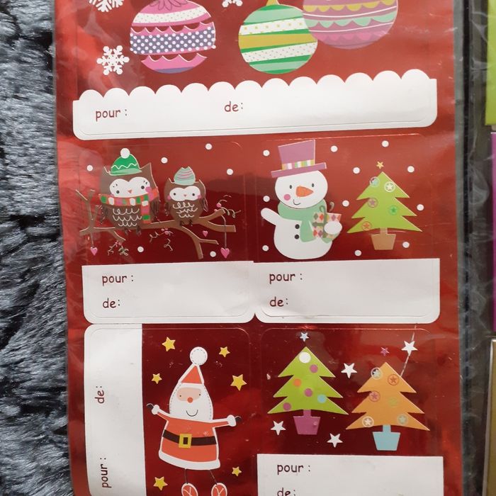 Lot 45 étiquettes de Noël 🎄 - photo numéro 6