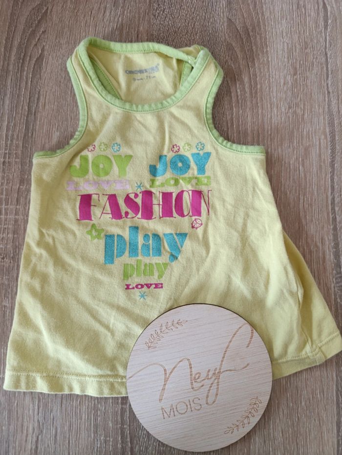 T-shirt manche courte orchestra 9 mois