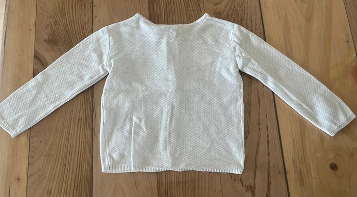 🤍 Gilet blanc – 24 mois – Kiabi - photo numéro 2