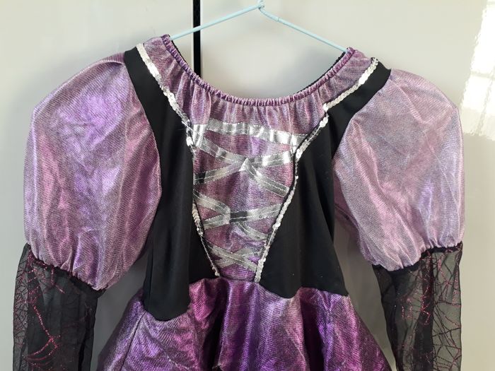 Déguisement robe violette et noire  10 ans Gifi - photo numéro 3