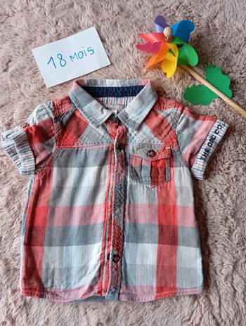 Chemise taille 18 mois