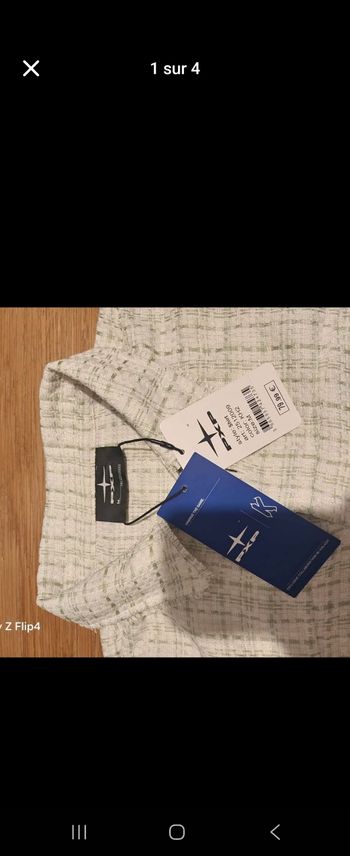 Chemise à carreaux 