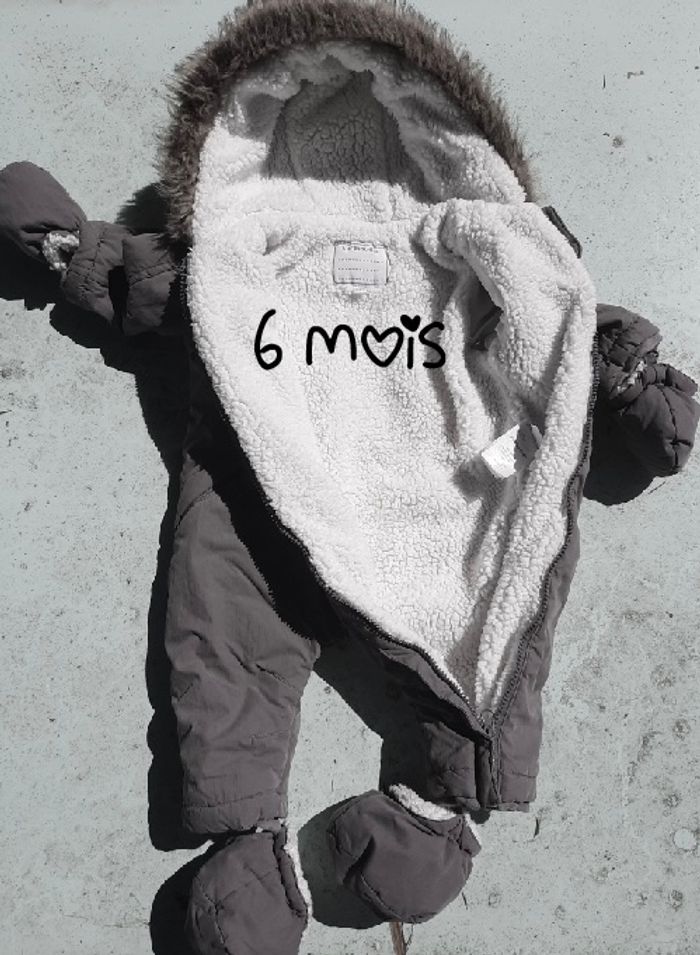 Combipilote unisexe a capuche avec gants et chaussons