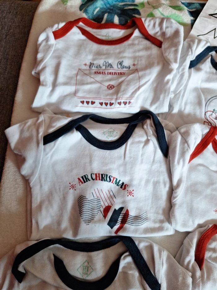 Lot de 7 body de Noel semainier - photo numéro 3