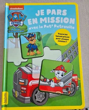 Livre puzzle Pat Patrouille
