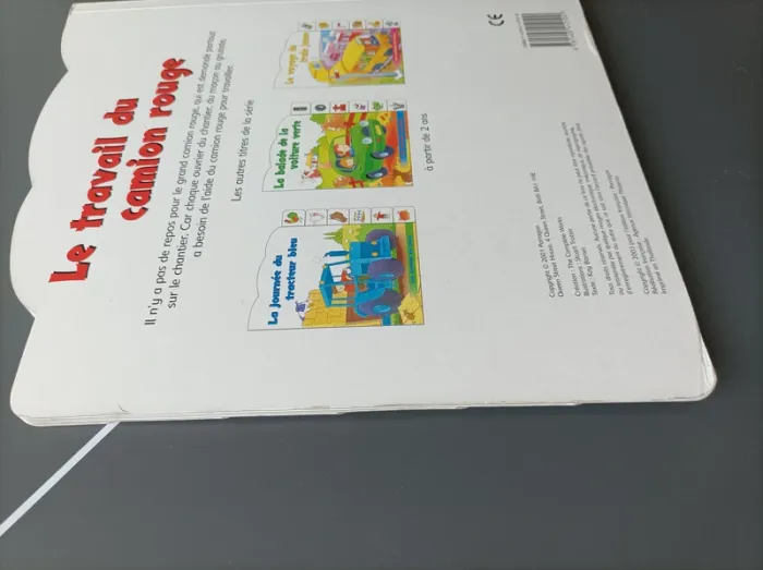 Livre enfant Le travail du camion rouge - photo numéro 6