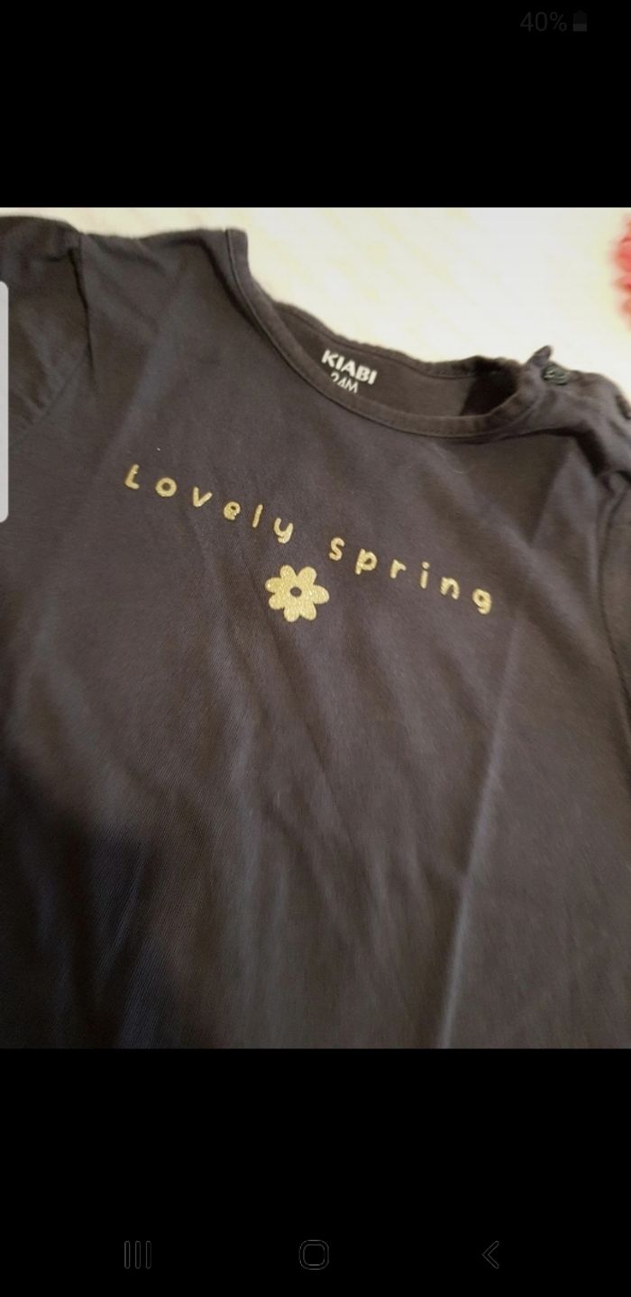 T.shirt fille taille 24 mois - photo numéro 2