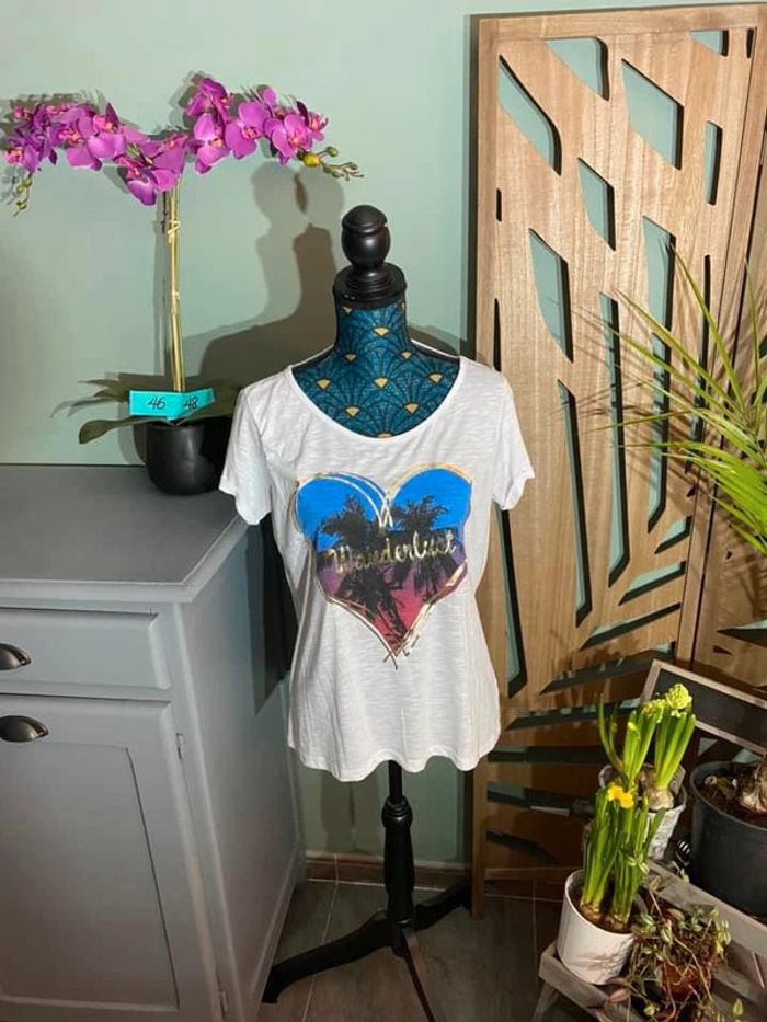 T-shirt grande taille 46/48 Réf Fe 110