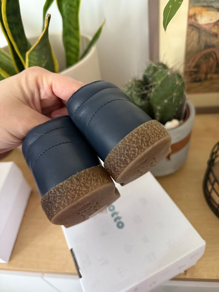 Falcotto chaussures enfants / bébé  en cuir avec fourrure naturelle - photo numéro 8