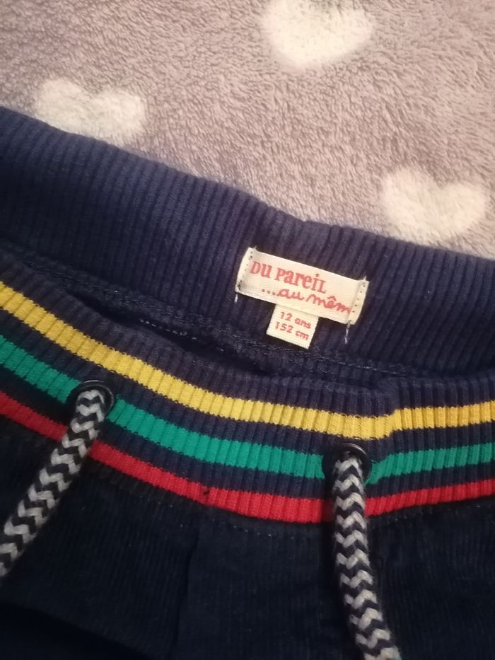 Pantalon velours doublé 💙 garçon 12 ans - photo numéro 4