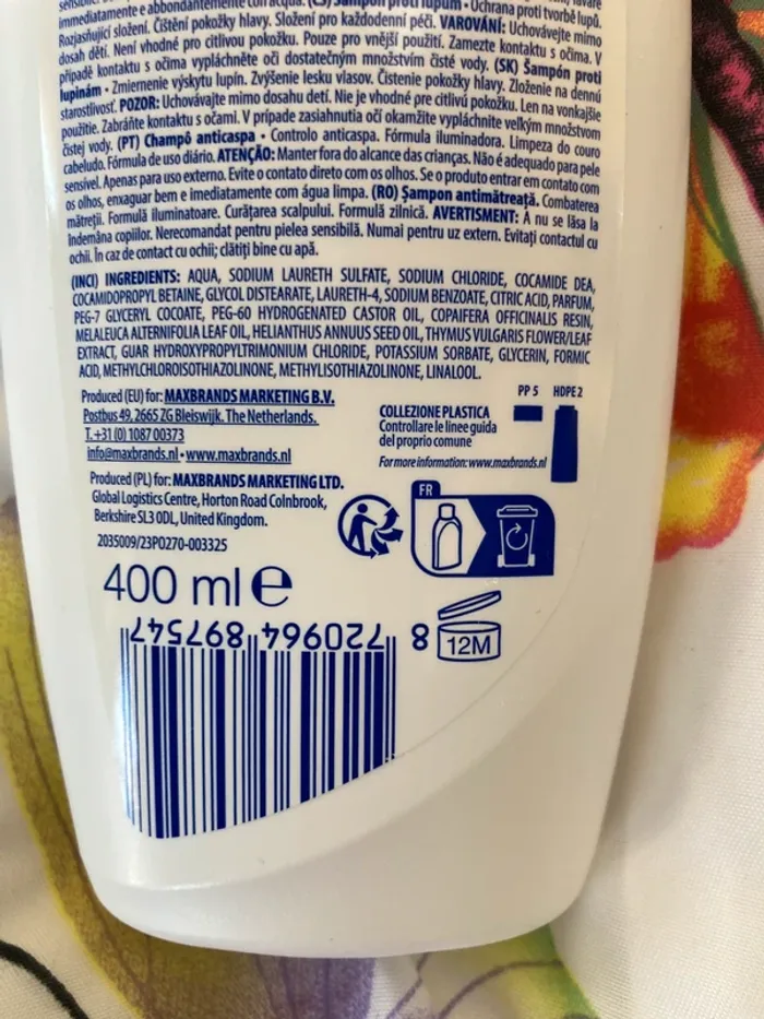 Shampoing antipelliculaire soignant et doux gros flacon - photo numéro 5