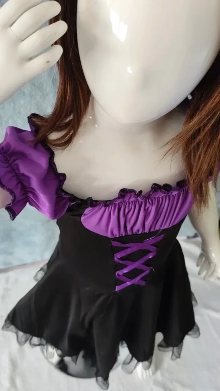 Robe Sorcière Halloween 6 ans - photo numéro 3