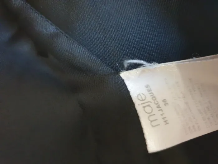 Manteau Caban Laine Maje Taille 36 - photo numéro 9