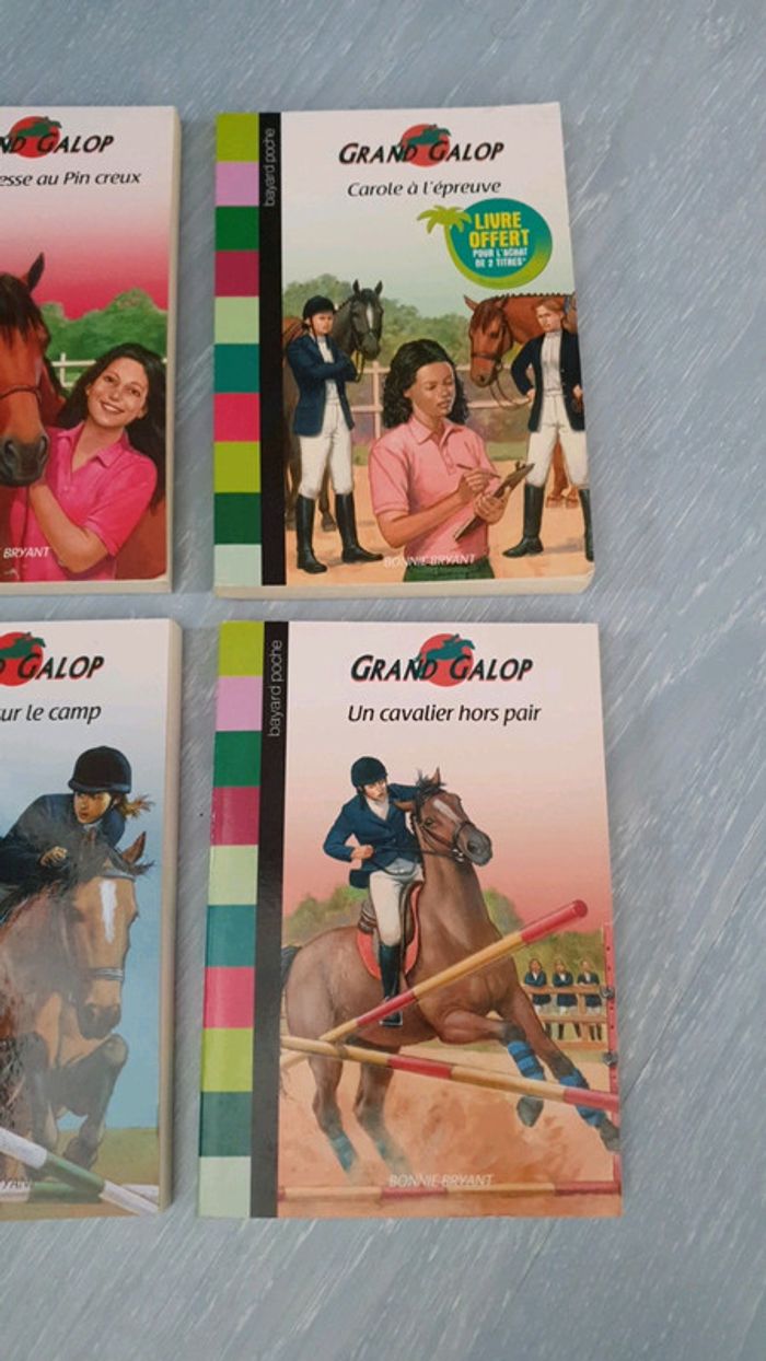 Lot de 4 livres Grand galop - photo numéro 3