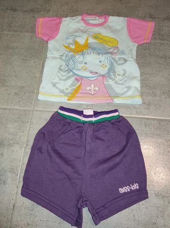 Ensemble short 6 mois