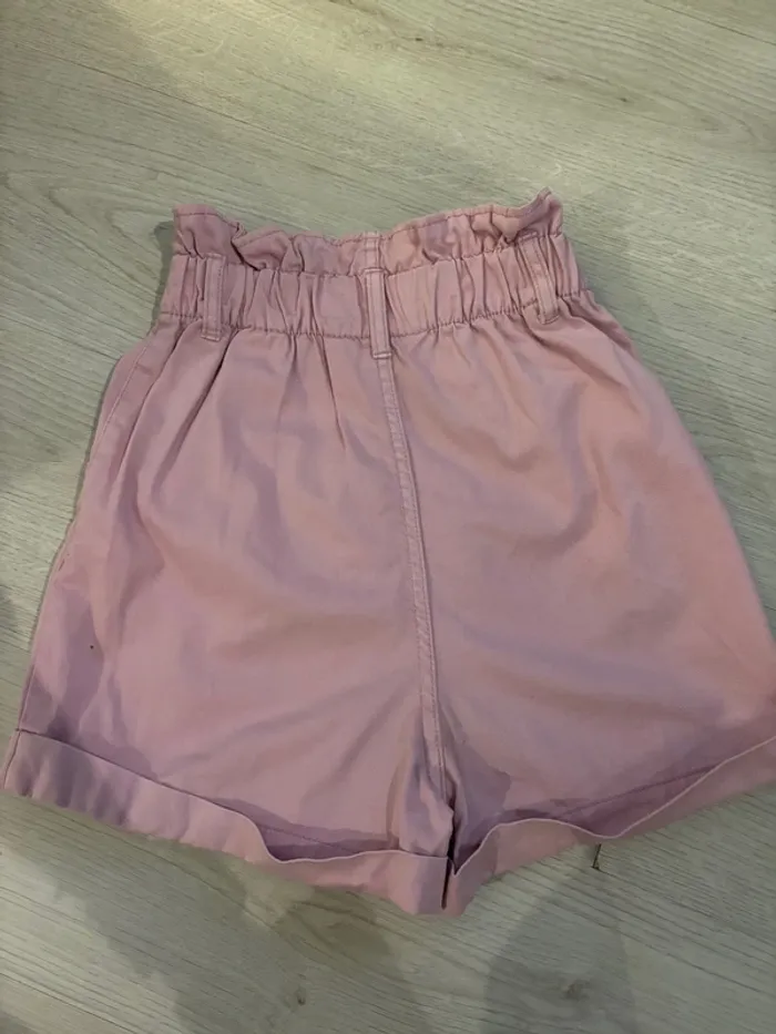 Short taille haute rose H&M, taille 34 🌸 - photo numéro 6