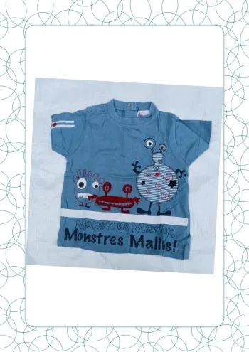 Tee shirt manches courtes 12 mois Pommette