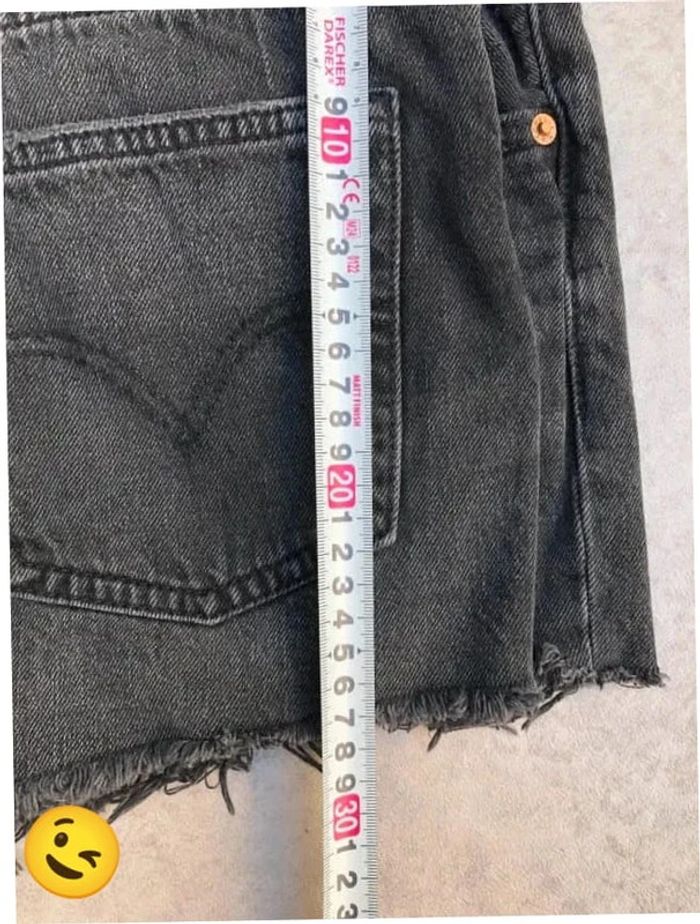 Short Levi's 501 W30 FR40 noir Femme Women #SHO45 - photo numéro 4