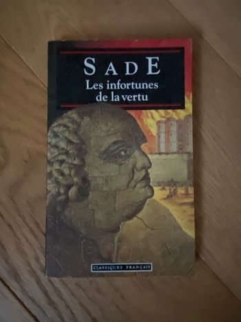 Sade, Les infortunes de la vertue, édition vintage 1993