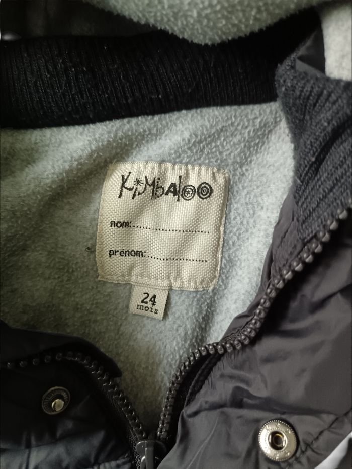 Manteau a capuche moumouté a la capuche 24 mois kimbaloo - photo numéro 6