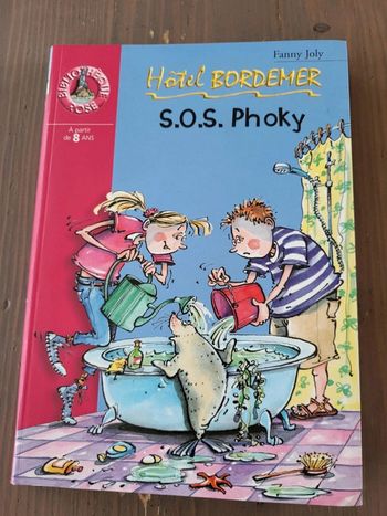 Livre Sos Phocky - Hôtel Bordemer -bibliothèque rose