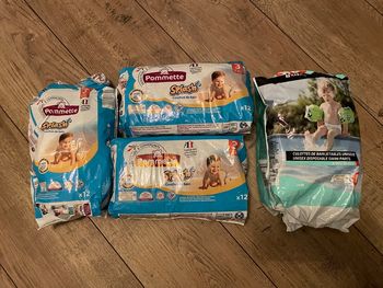 Lot de 49 couches piscine