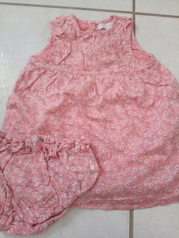 Robe + culotte 6 mois