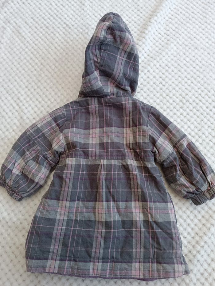 🔸 Manteau Style Écossais Gris & Rose – Creeks 6 Mois 🔸 - photo numéro 8