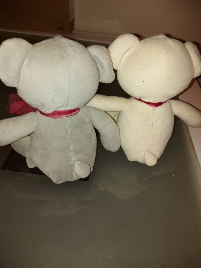 Couplé d'ours en peluche - photo numéro 4