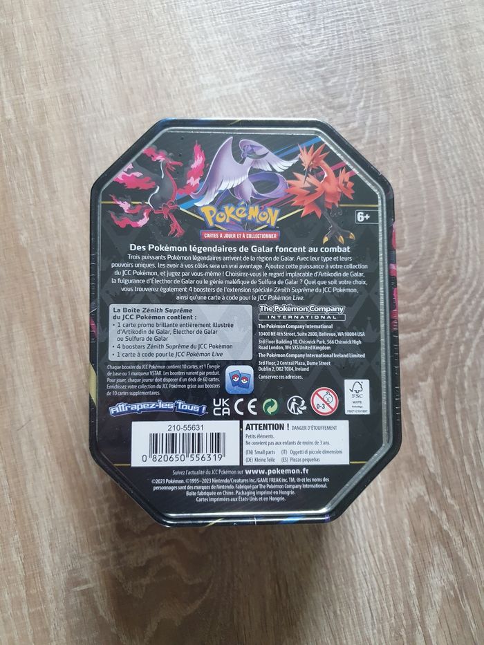 Pokebox pokemon zénith suprême electhor - photo numéro 2