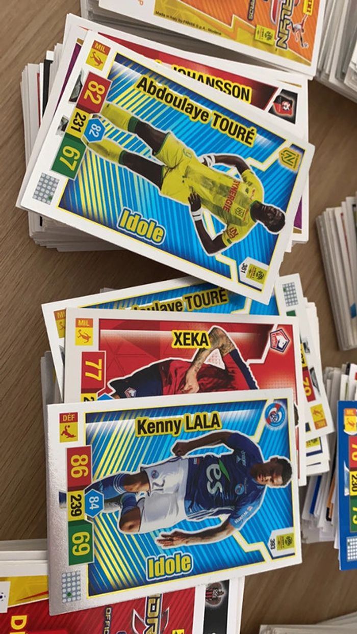 Lot cartes panini adrenalyn 2019-2020 - photo numéro 5