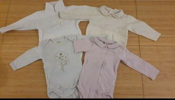 Lot de 4 bodies bébé