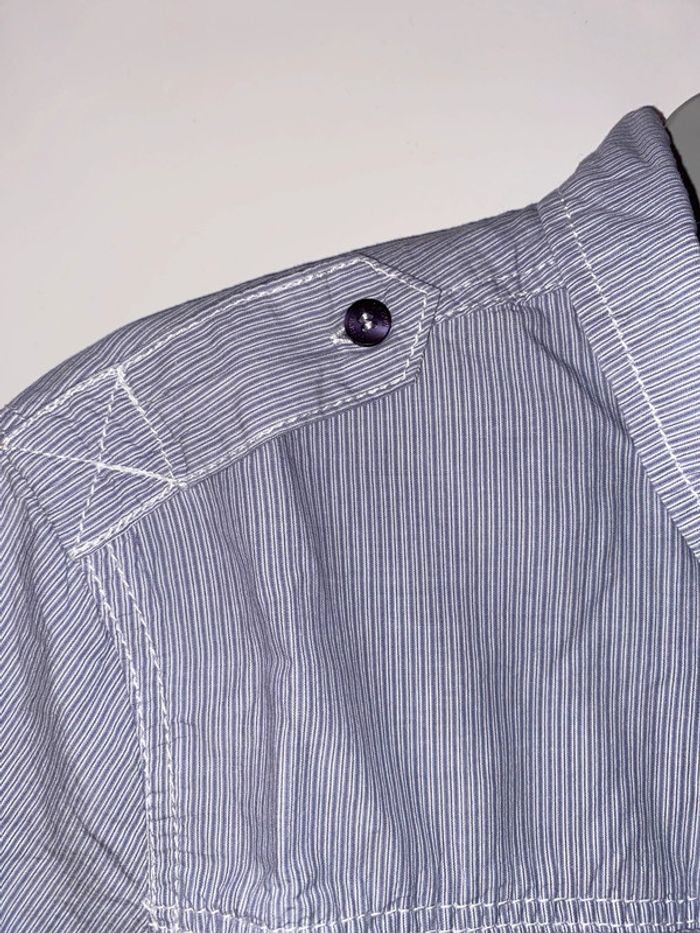 Chemise à manches courtes rayée - photo numéro 3