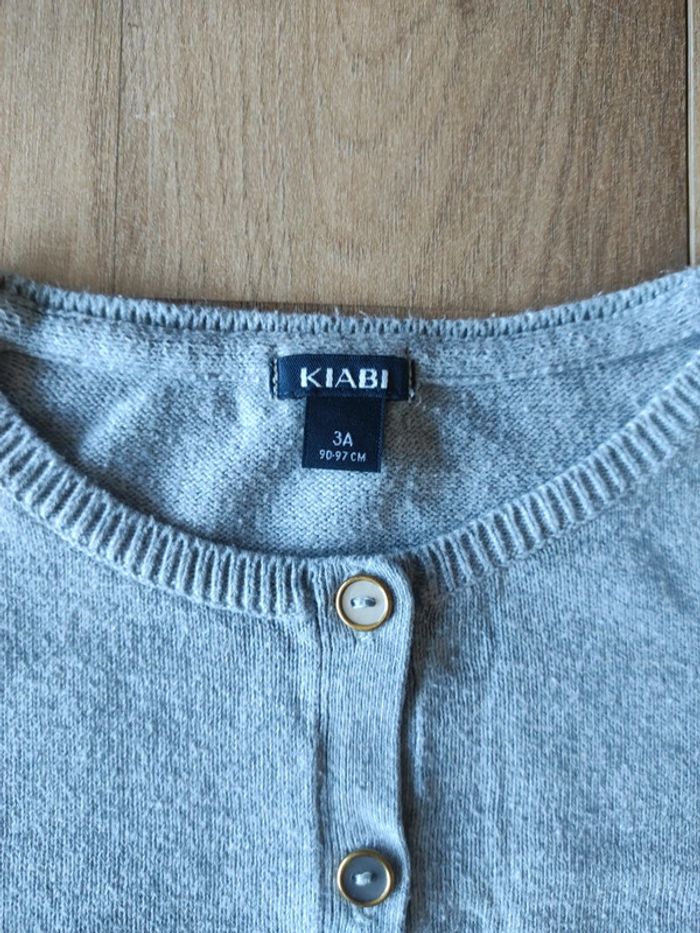 Gilet Kiabi 3 ans en TBE - photo numéro 3