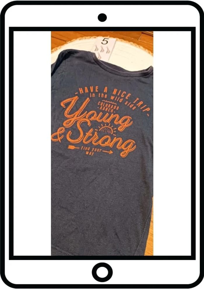 Tee shirt manche longue taille 5 ans - photo numéro 2