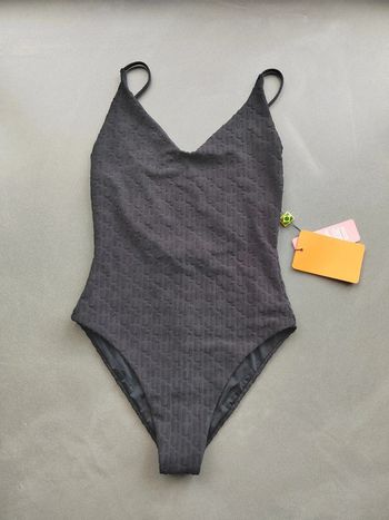 Maillot de bain 1 pièce pour femme noir taille S Havaianas neuf avec étiquette