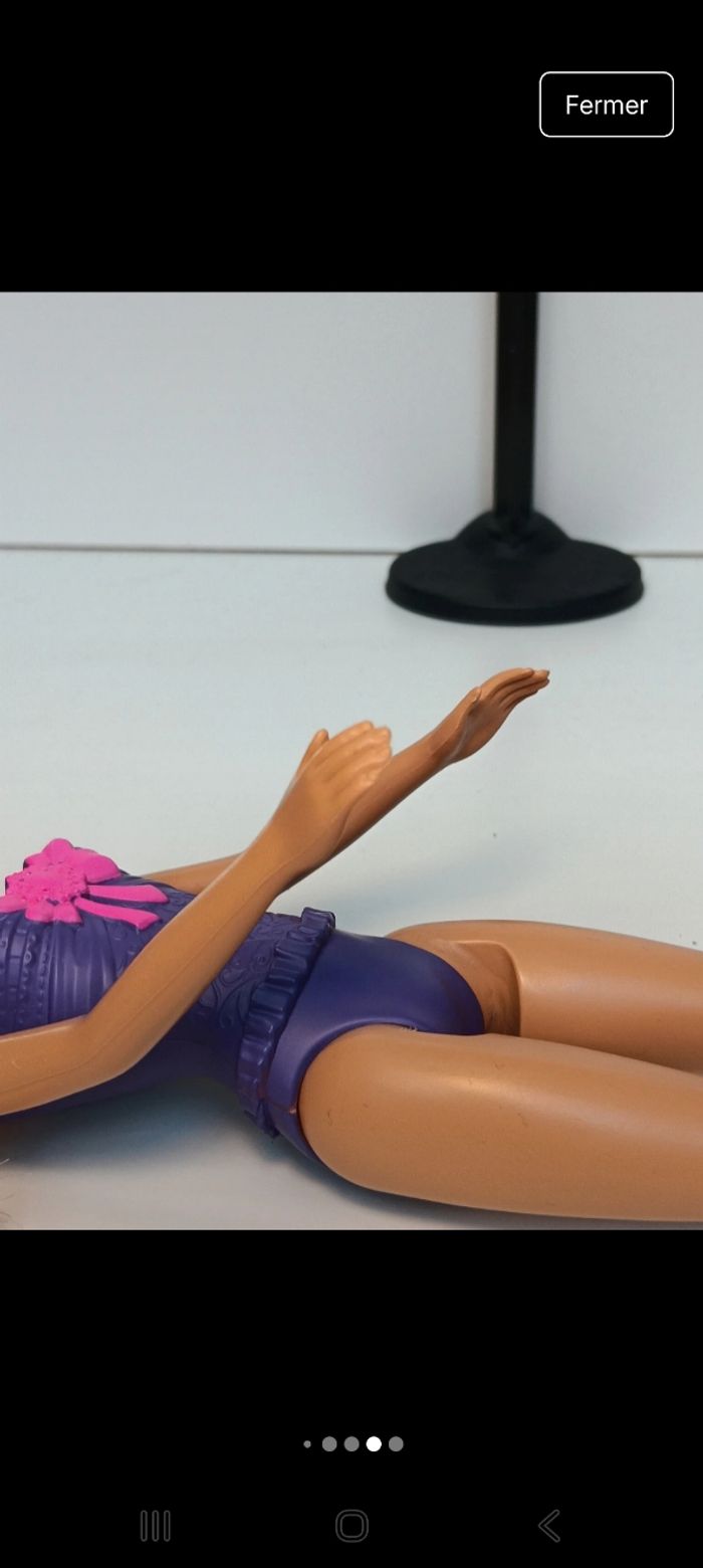 Poupée mattel barbie maillot mauve tête 2013 corp 2015 dmm06
Poupée et ensemble compris 
Socle non inclus Poupée mattel barbie maillot mauve tête 2013 corp 2015 dmm06
Poupée et ensemble compris 
Socle non inclus - photo numéro 6