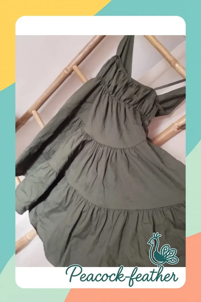 Robe kaki TU bretelles - photo numéro 5