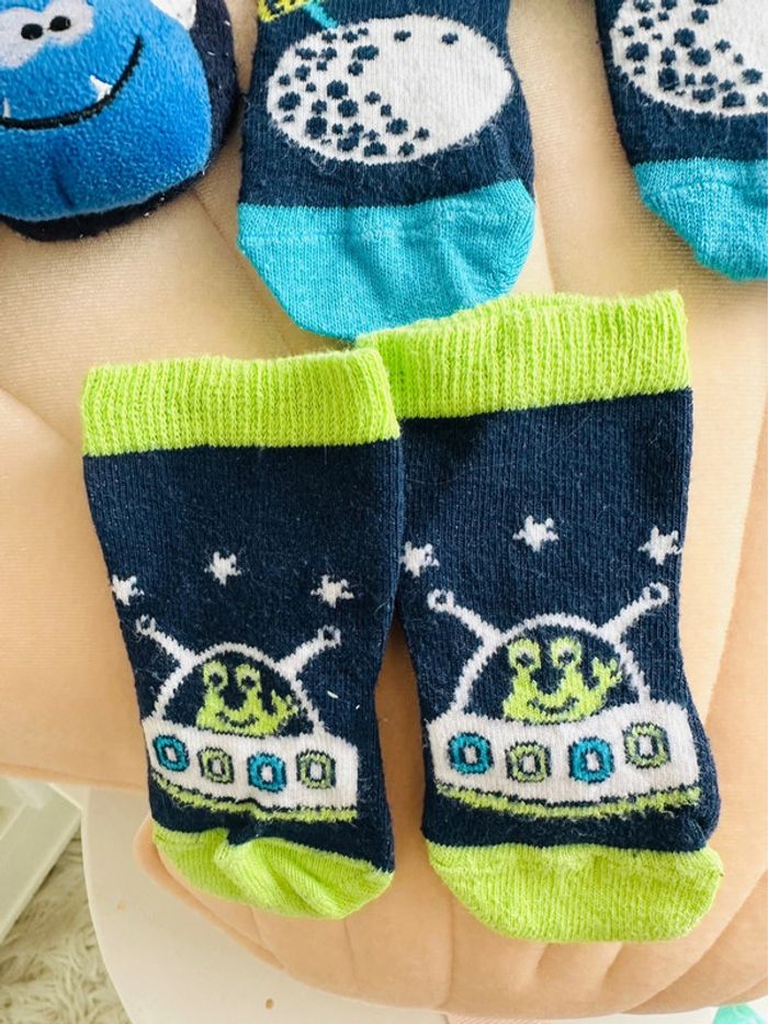 Lot chaussettes baby boy thème bleu - photo numéro 5