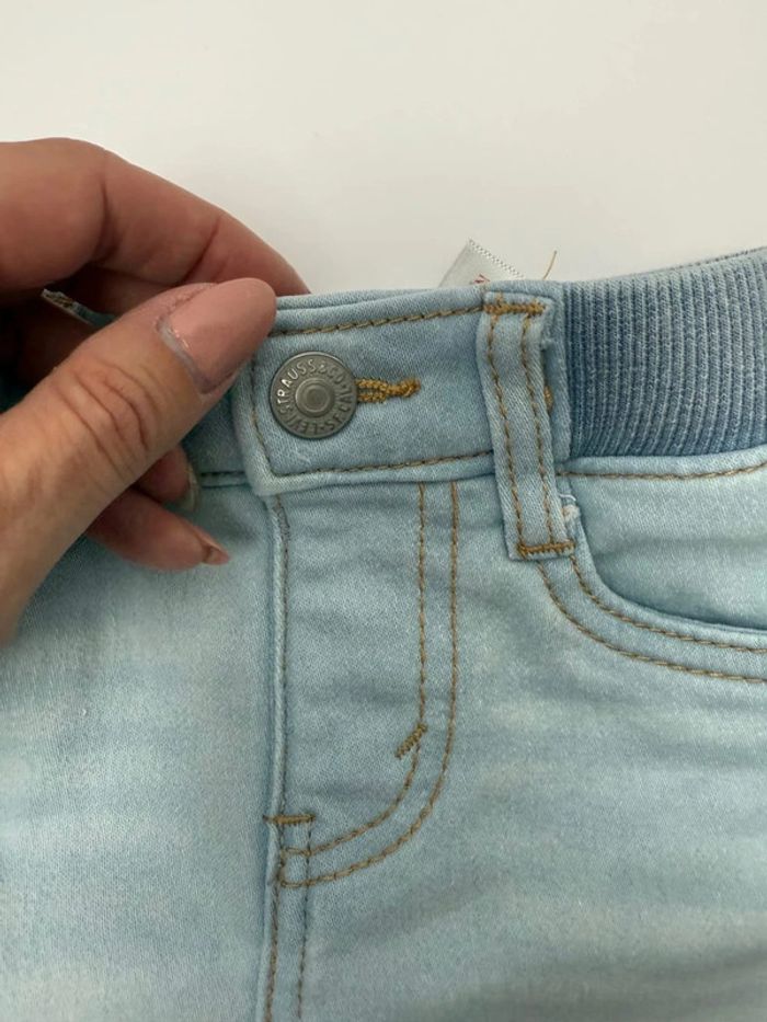 Short en jeans Levi's bébé garçon taille 6 mois comme neuf - photo numéro 5