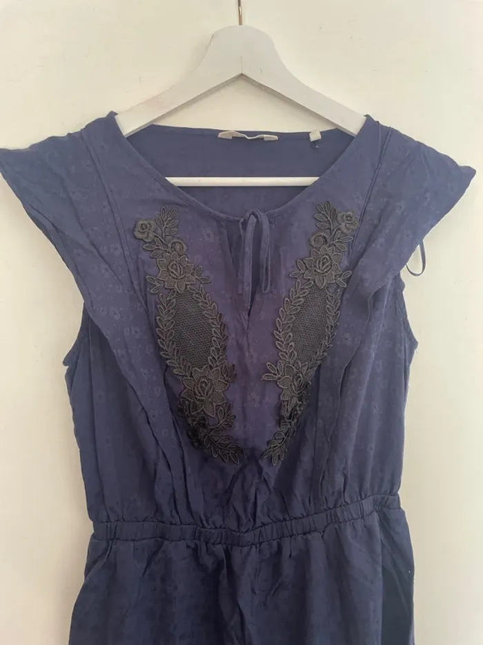 Robe bleu marine NafNaf 38 - photo numéro 2