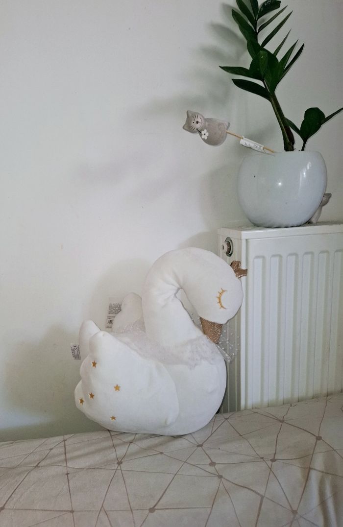Peluche princesse cygne