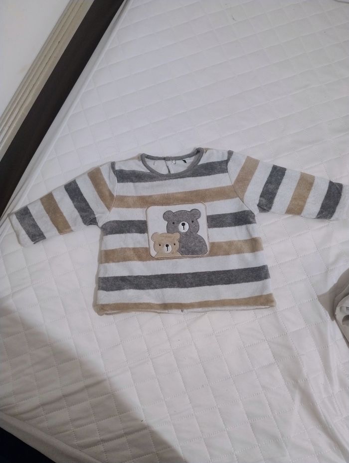 Ensemble velours  bébé garçon - photo numéro 2