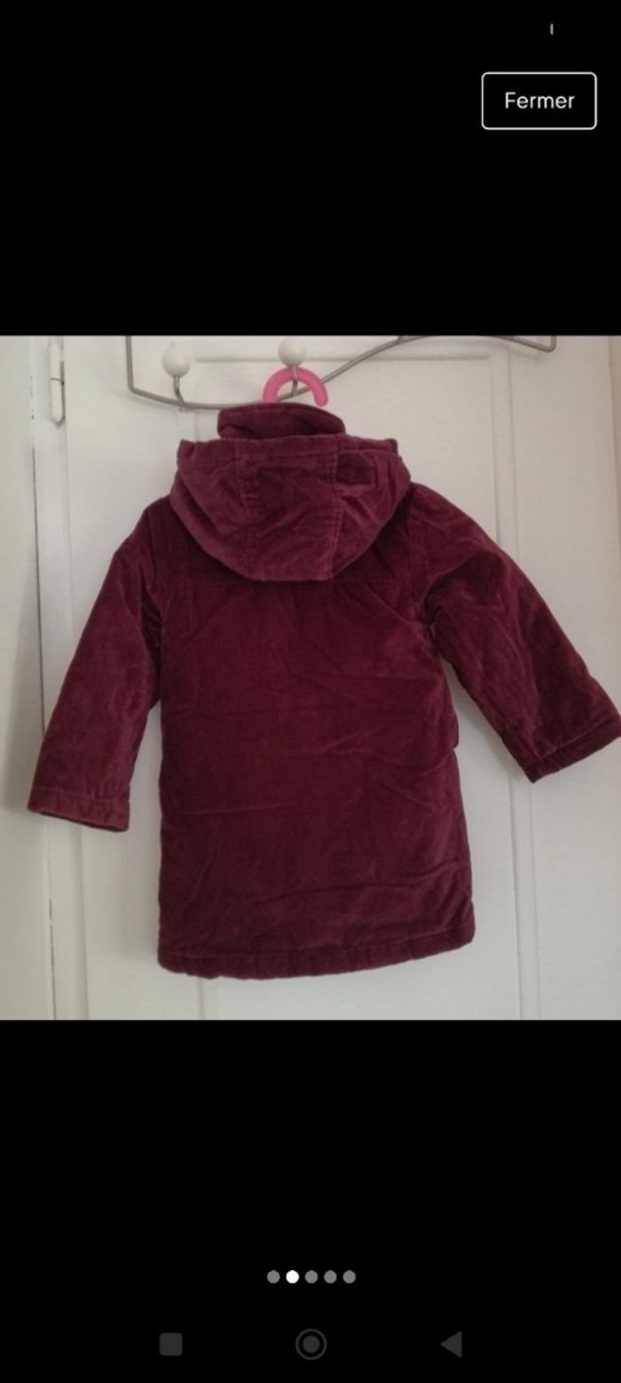 Joli manteau fille Dpam 3 ans - photo numéro 2
